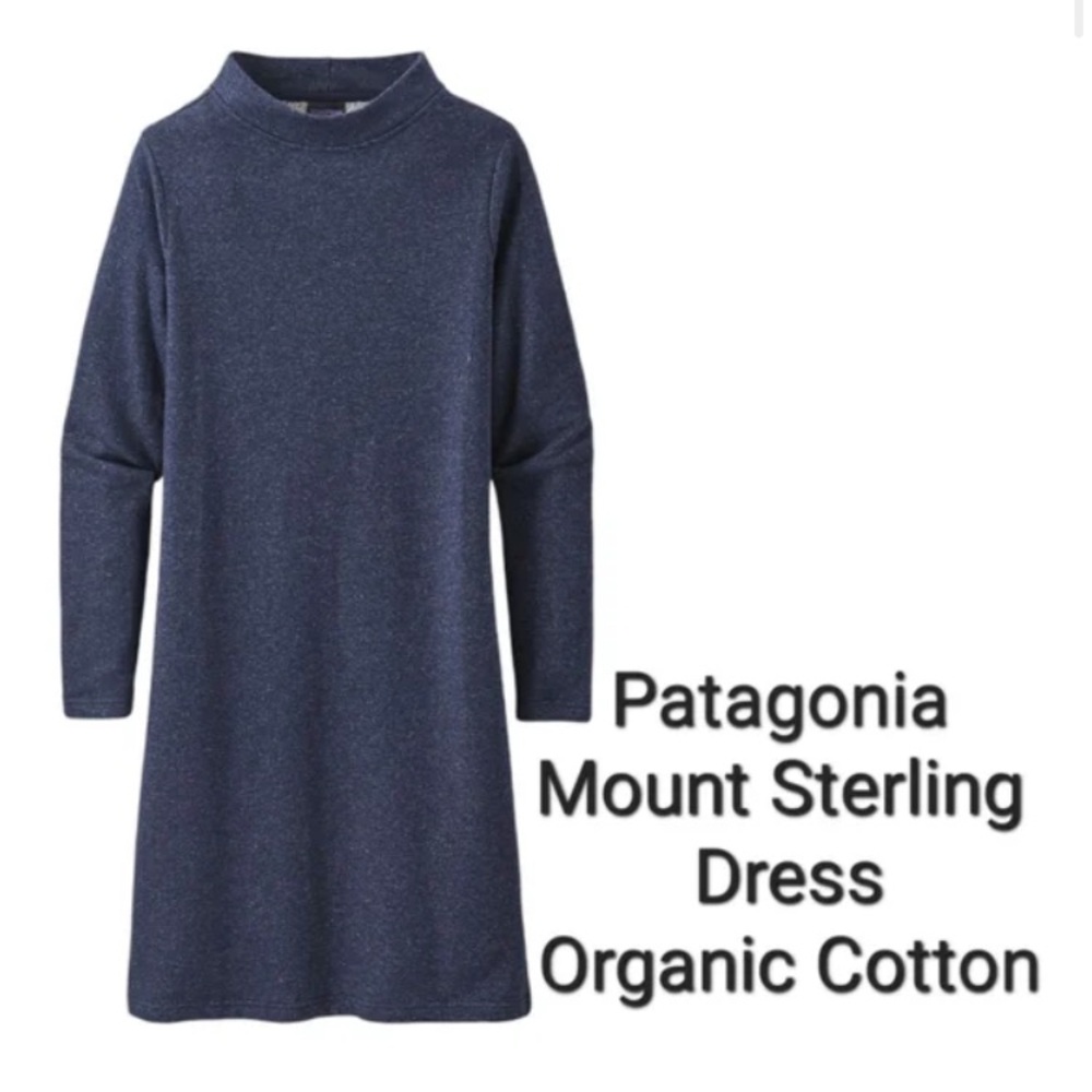Patagonia Navy Organic Cotton Dress